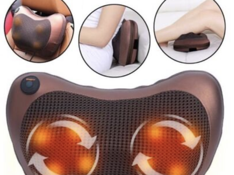 Массажная подушка Car and Home Massage Pillow, массажер для шеи автомобильный