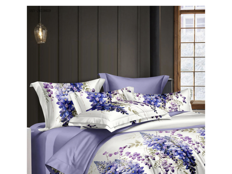 Комплект постільної білизни SoundSleep Lavender бязь Полуторний 160х215 см лавандовий (2800004737951)