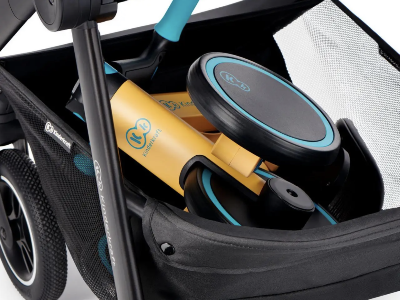 Біговел велосипед дитячий 3-х колісний з педалями 3в1 KiderKraft 4TRIKE Flower Blue / Велобіг для дітей Код: Hnrt_4404