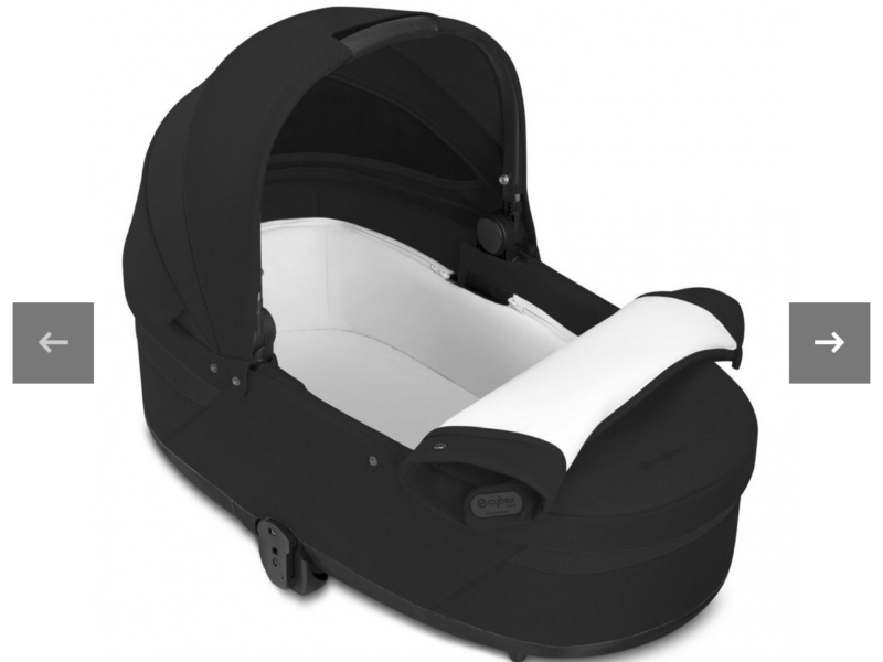 Коляска 2 в 1 Cybex Balios S Lux 2023 Moon Black