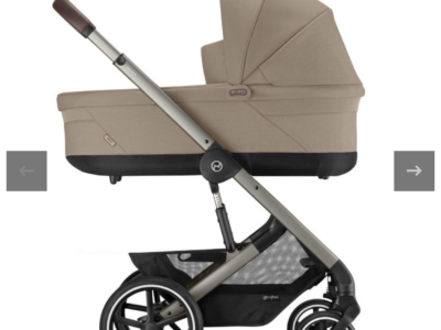 Коляска 2 в 1 от бренда Cybex Balios S Lux модель 2024 Almond Beige