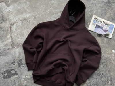 Оверсайз худі унісекс з начосом Over шоколад коричневий / Оверсайз худи унисекс с начесом Over шоколад Код: 49026_13