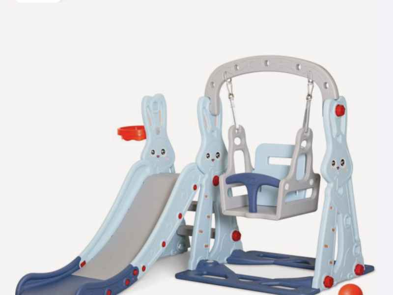 Дитячий ігровий комплекс Код: KD-B261 Blue Mealux Bunny - джерело: mealux.ua