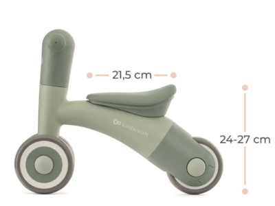 Біговел для малюків від 1 року без педалей дитячий KiderKraft Minibi Leaf Green / Велобіг каталка для дітей Код: Hnrt_3956