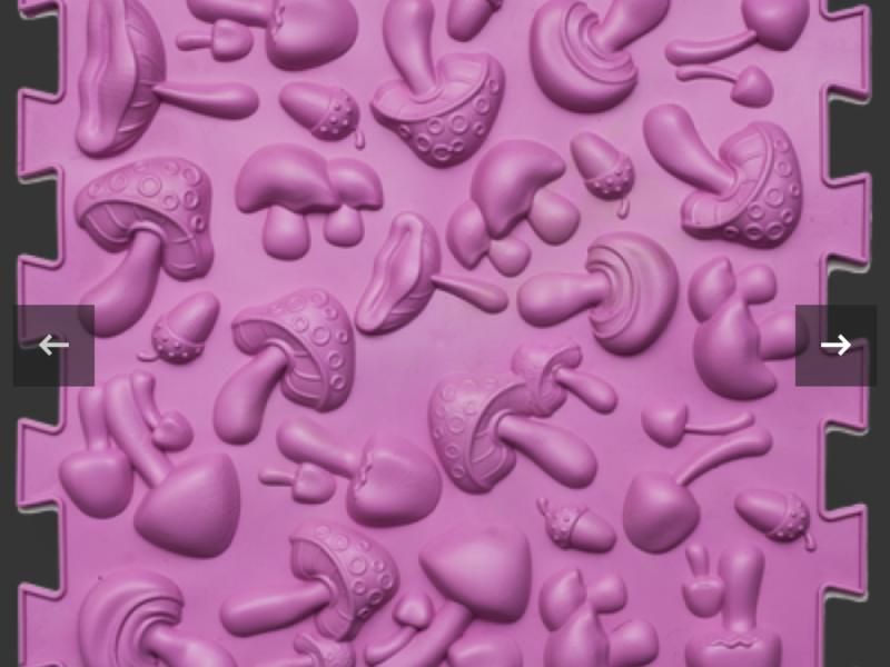 Килимок масажний "Пазли Мікс" 8 елементів