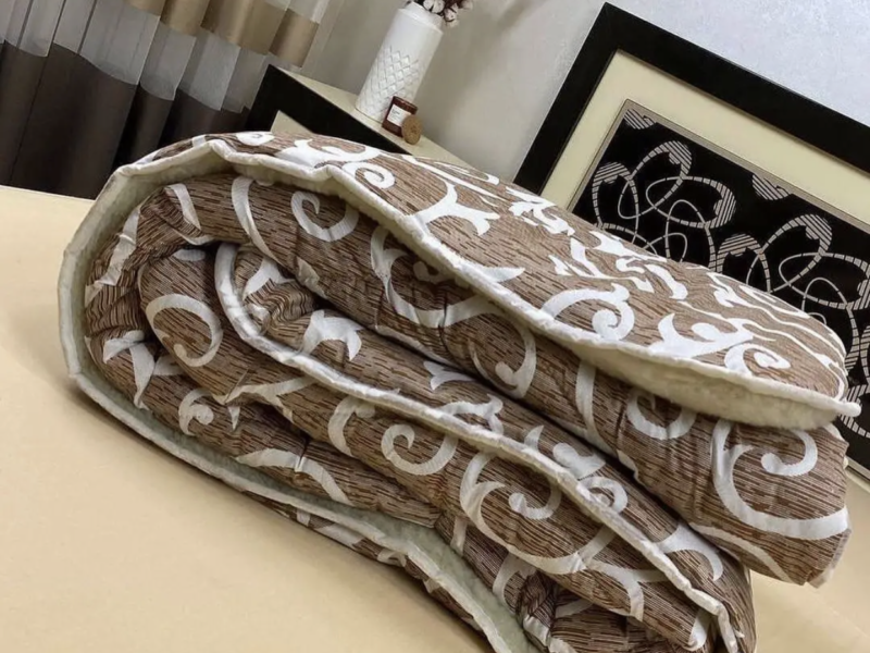 Ковдра Відкритий Мех Овеча шерсть півтораспальна Код: 1611-29