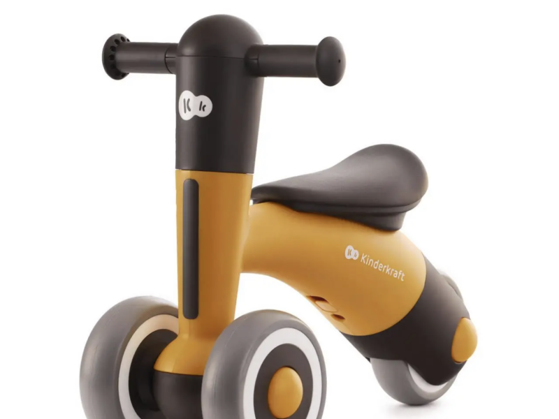 Біговел для малюків від 1 року дитячий KiderKraft Minibi Honey Yellow / Велобіг каталка для дітей триколісний Код: Hnrt_3955_TM