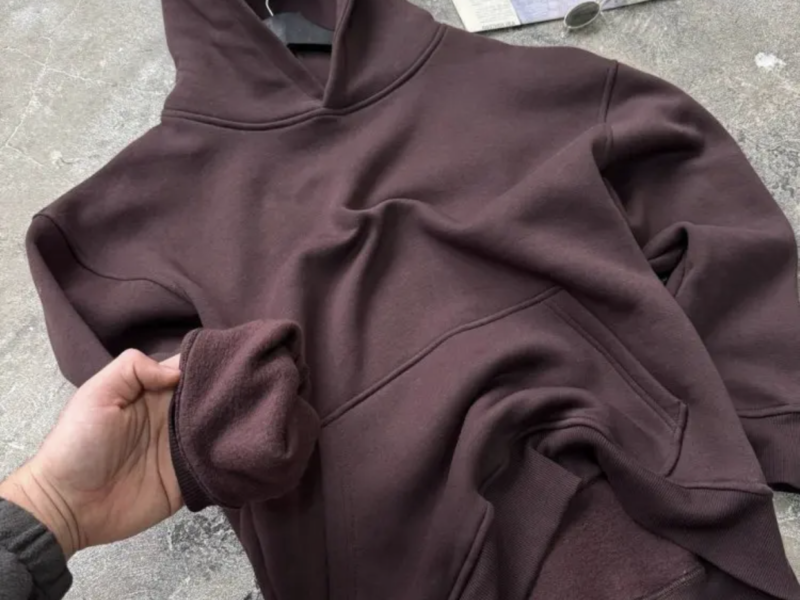 Оверсайз худі унісекс з начосом Over шоколад коричневий / Оверсайз худи унисекс с начесом Over шоколад Код: 49026_13