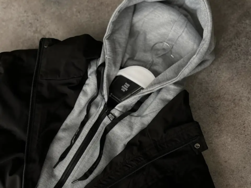 Чоловіча зимова куртка чорна