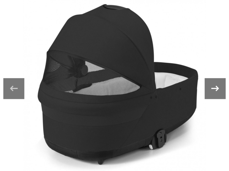 Коляска 2 в 1 Cybex Balios S Lux 2023 Moon Black