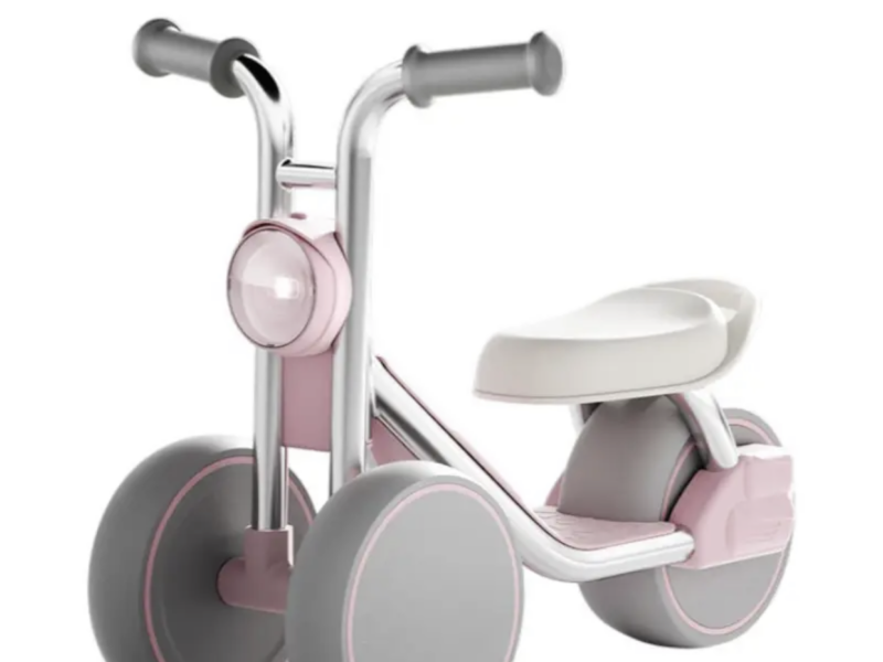 Біговел для дітей Haler, Дитячий біговел-велобіг із світловими фарами, Білий з чорним і коричневим ORB Код: Balance Bike Haler - 1