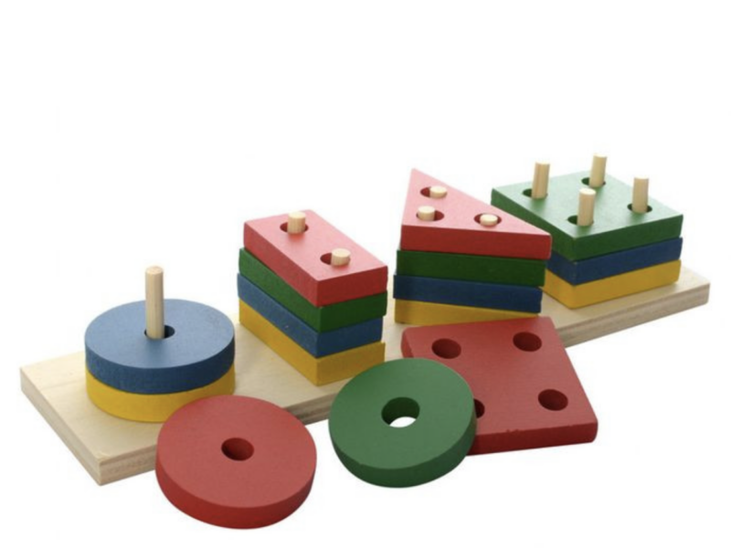 Розвиваюча іграшка Геометрика MD 0715 дерев'яна Tree Toys (312005619)