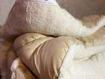 Ковдра зимова хутряна від Zevs відкрите хутро напівторка 150х210