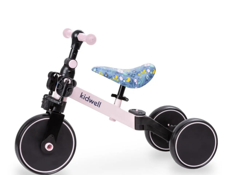 Біговел дитячий велосипед від 2 років з педалями / Каталка велобіг для дівчаток Kidwell 3в1 PICO Flower