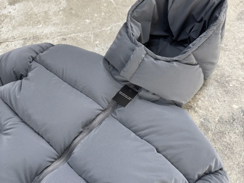 Оверсайз куртка зимова Blaid сіра унісекс пуховик жіночий чоловічий сірий теплий на зиму Код: RD414