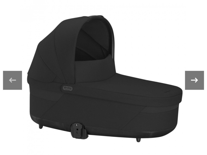 Коляска 2 в 1 Cybex Balios S Lux 2023 Moon Black