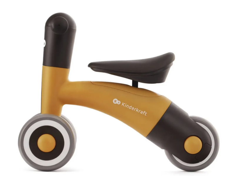Біговел для малюків від 1 року дитячий KiderKraft Minibi Honey Yellow / Велобіг каталка для дітей триколісний Код: Hnrt_3955_TM