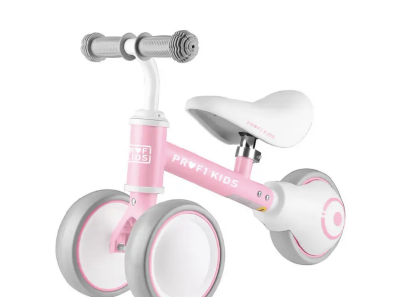 Триколісний Біговел дитячий PROFI KIDS, 6 дюймів з м'яким сидінням (рожевий) Код: 1944540
