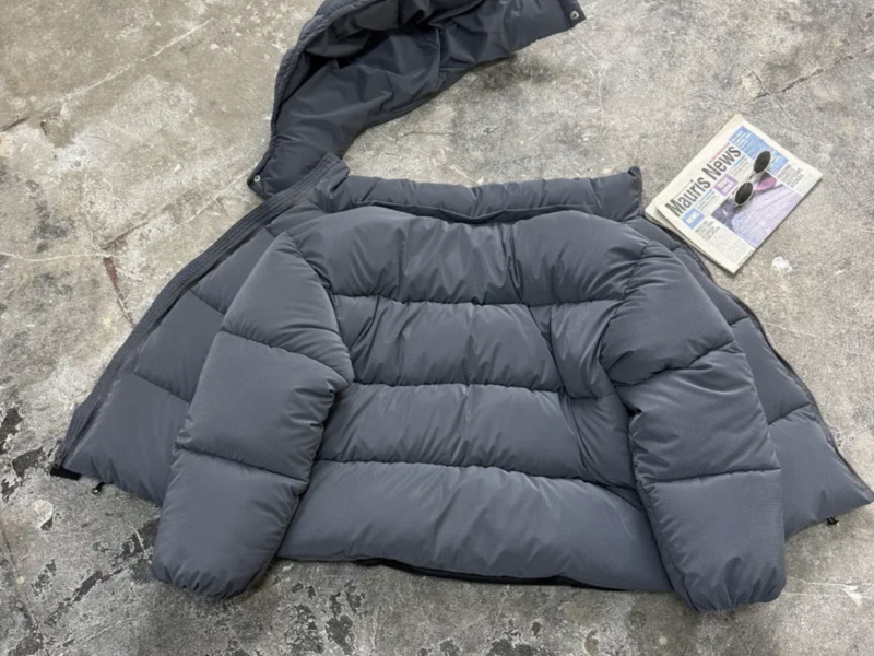 Оверсайз куртка зимова Blaid сіра унісекс пуховик жіночий чоловічий сірий теплий на зиму Код: RD414