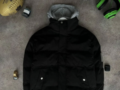 Чоловіча зимова куртка чорна