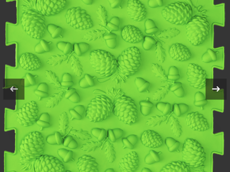 Килимок масажний "Пазли Мікс" 8 елементів