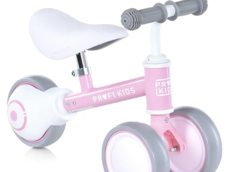 Триколісний Біговел дитячий PROFI KIDS, 6 дюймів з м'яким сидінням (рожевий) Код: 1944540