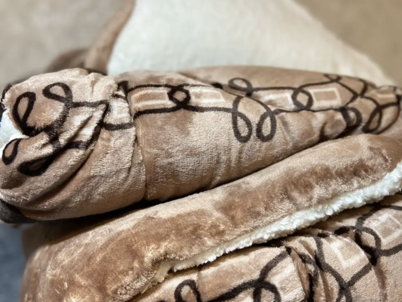 Ковдра від ZEVS двостороння МЕХ/Фліс 175х210см