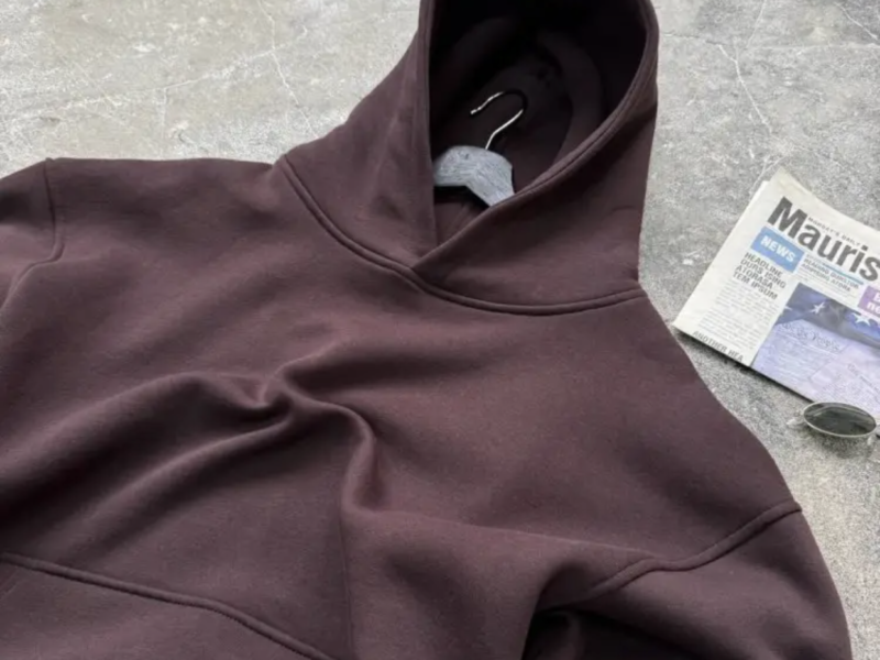 Оверсайз худі унісекс з начосом Over шоколад коричневий / Оверсайз худи унисекс с начесом Over шоколад Код: 49026_13