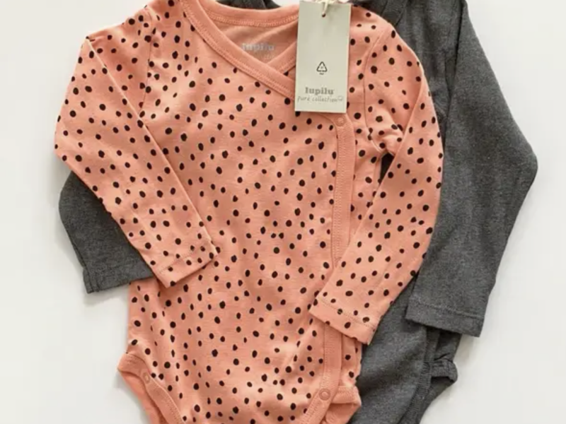 Боді для малюків бавовняний Lupilu р.62-68 (2-6 місяців) Код: 7700000062765