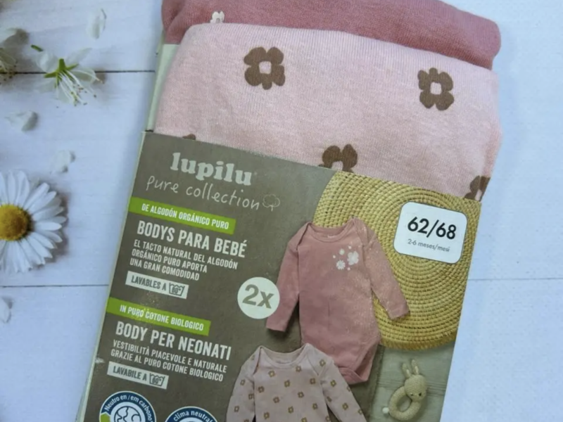 Боді для малюків бавовняний Lupilu р.62-68 (2-6 місяців) Код: 7700000062765