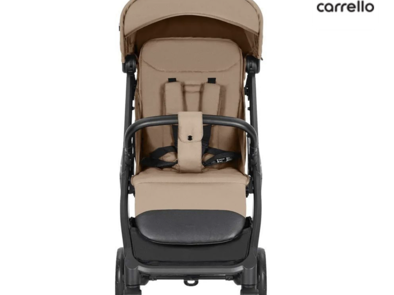 Прогулянкова коляска Carrello Forza CRL-5535 Clam Beige | Легка 7 кг, автоматичне складання, EVA-колеса