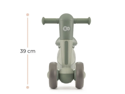 Біговел зелений хакі для малюків від 1 року без педалей дитячий, бренд KiderKraft Minibi Leaf Green / Велобіг бігуне це каталка для дітей