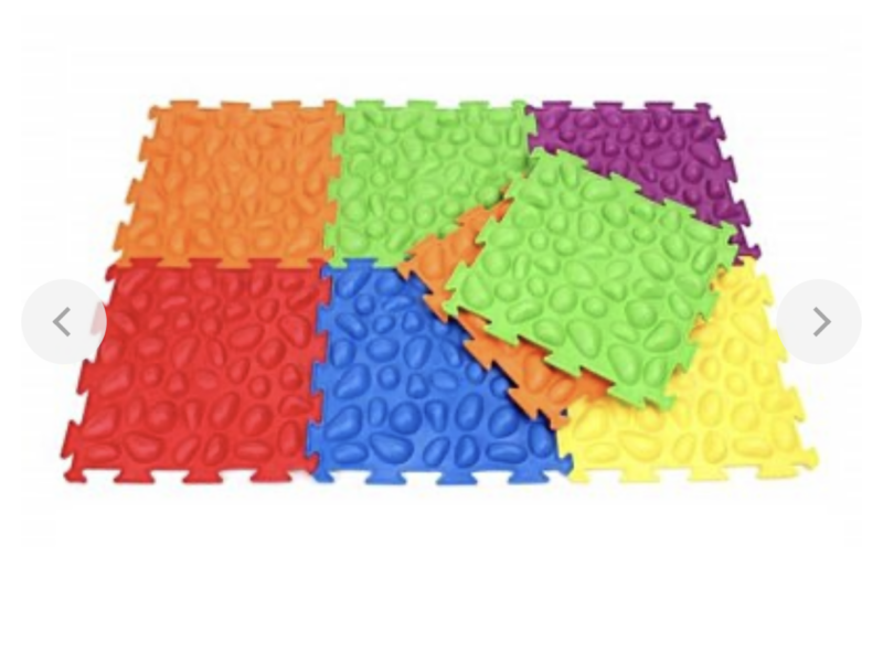 Массажный коврик 8 пазлов Здоровые ножки