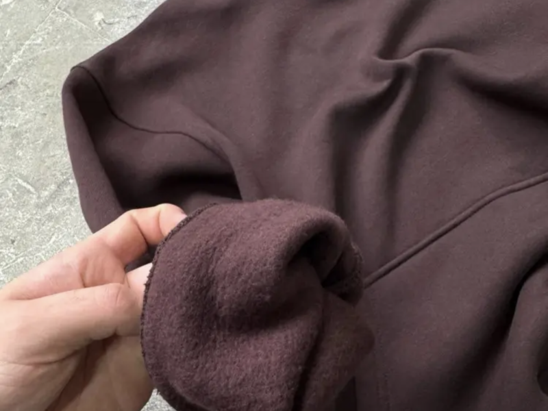 Оверсайз худі унісекс тепле з начосом, бренд Over, у кольорі шоколад, коричневий