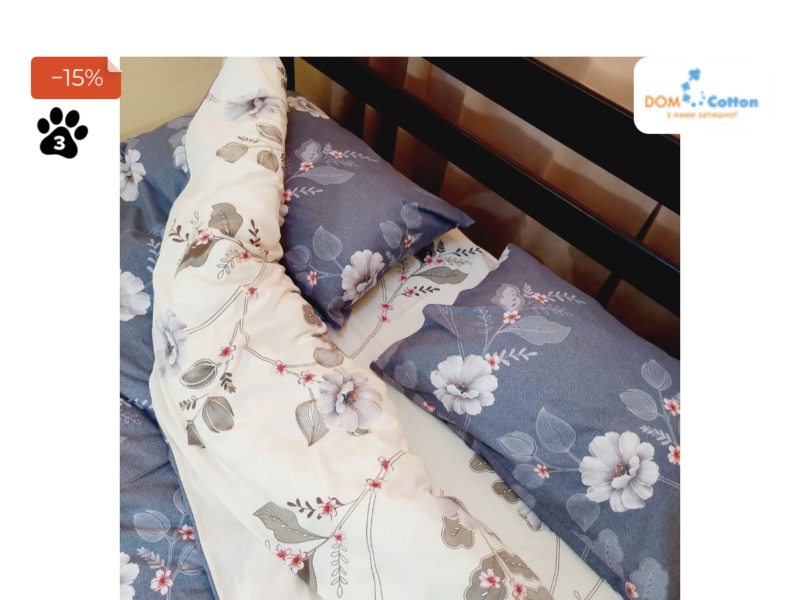 Постельное белье материал Сатин модель "Танец цветов"