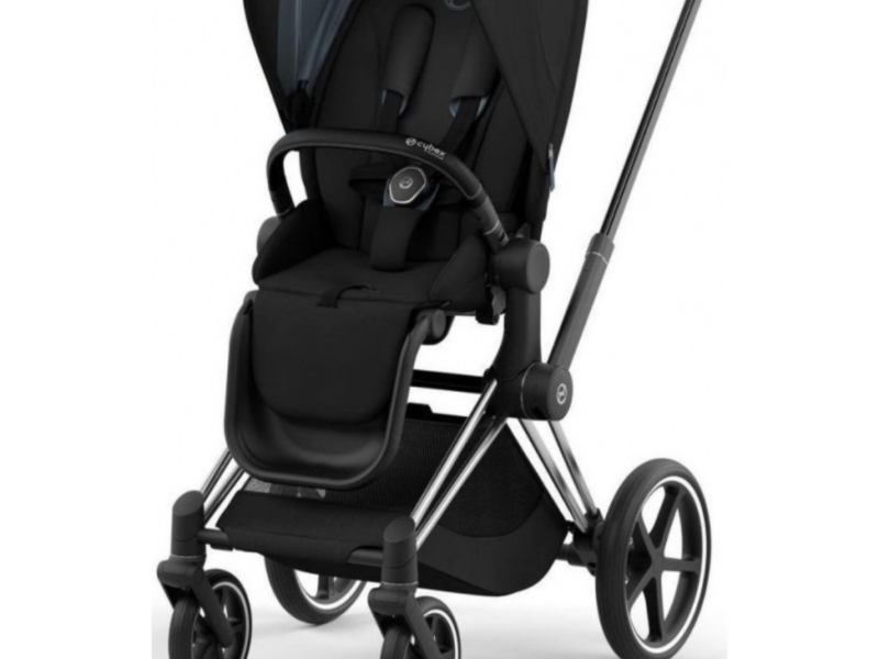 Cybex Priam 4.0 коляска 2 в 1 Sepia Black шасси Chrome Black
