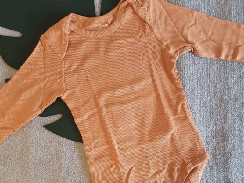 Дитячий боді Kiabi набір 3 шт з довгим рукавом на 36 місяців коричневий, синій, чорний Код: DBC-14491