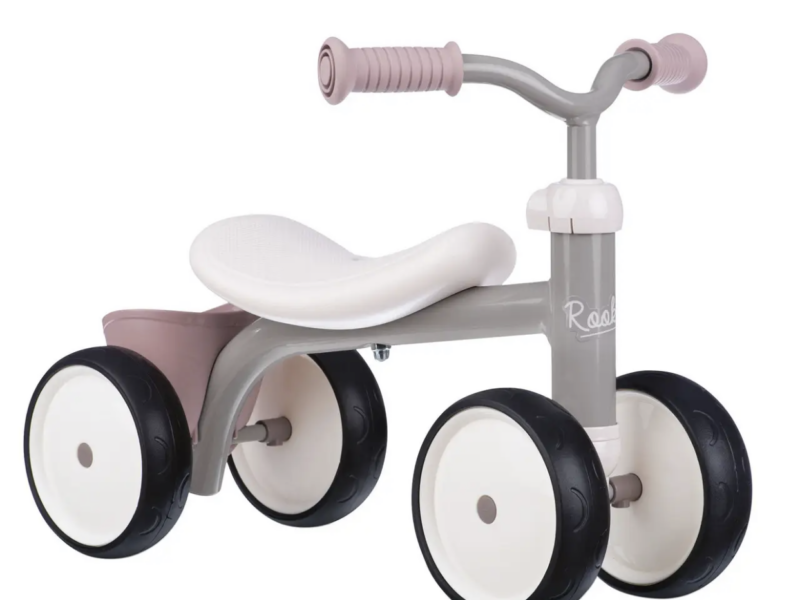Біговел дитячий Smoby металевий, чотириколісний пудра