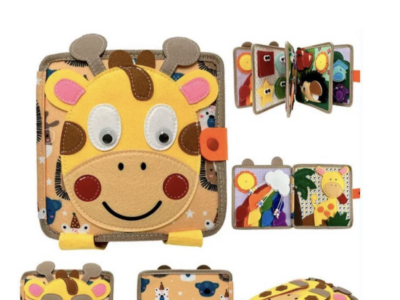 Развивающая фетровая сумочка бизиборд для малышей