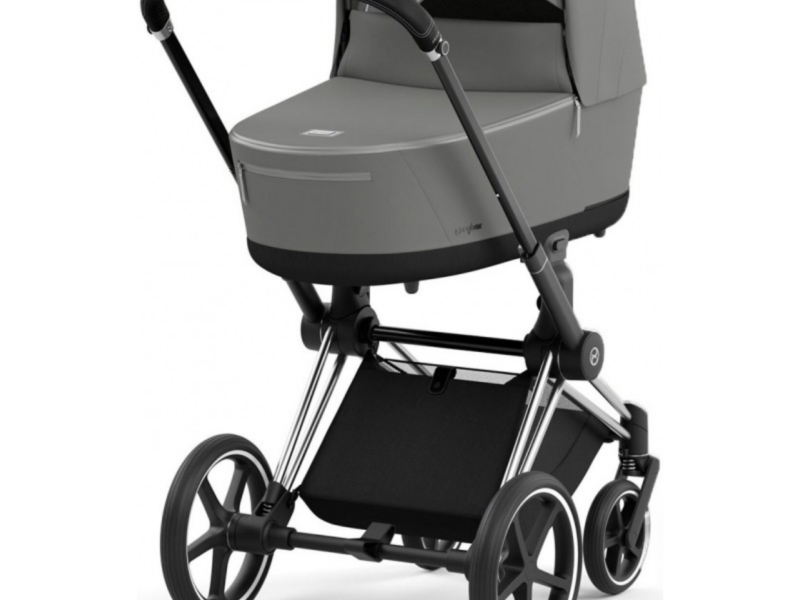 Cybex Priam 4.0 коляска 2 в 1 Mirage Grey шасси Chrome Black