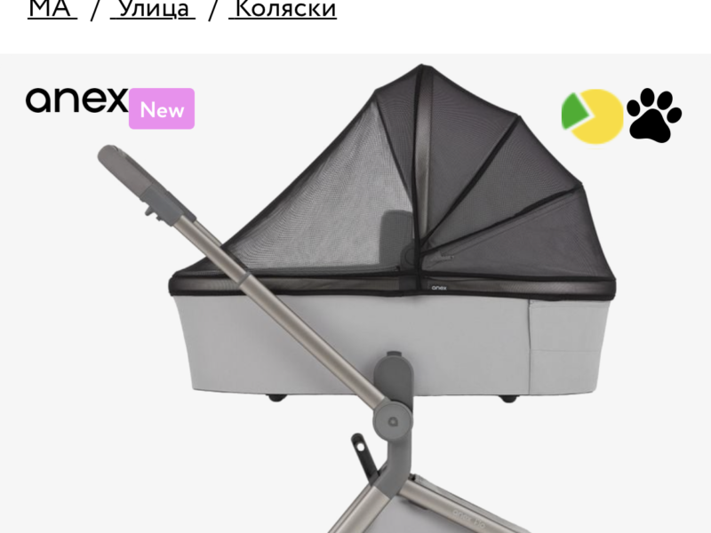 Універсальна коляска 2 в 1 Anex flo Frosy (fl-06с)