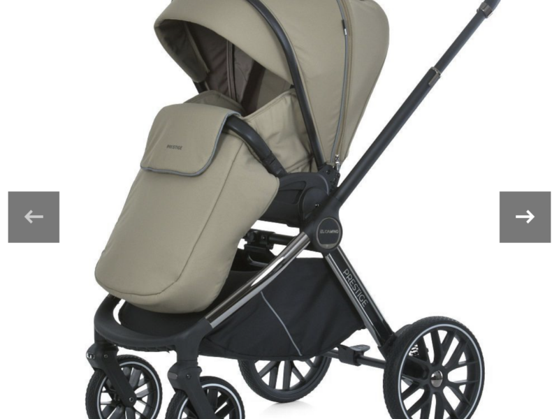 Коляска 2 в 1 від El Camino PRESTIGE ME 1124-2 бежева Calm Beige