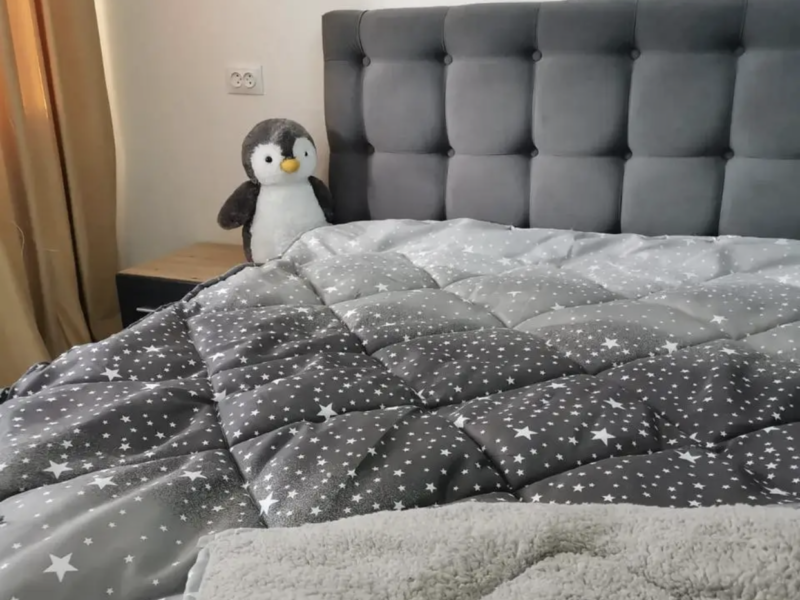 Тепла ковдра з вовни 200х220 см