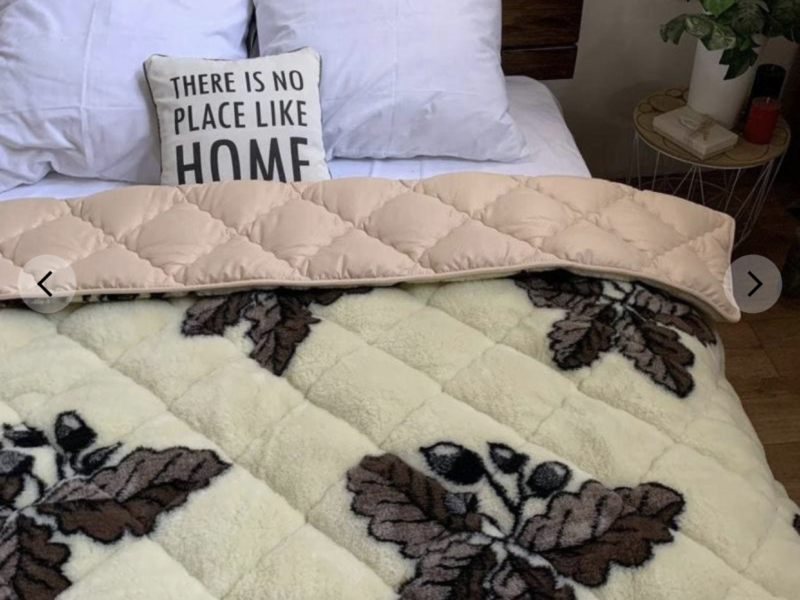 Ковдра вовняна хутро відкрита Розмір ковдри 155/210 175/210 200/220