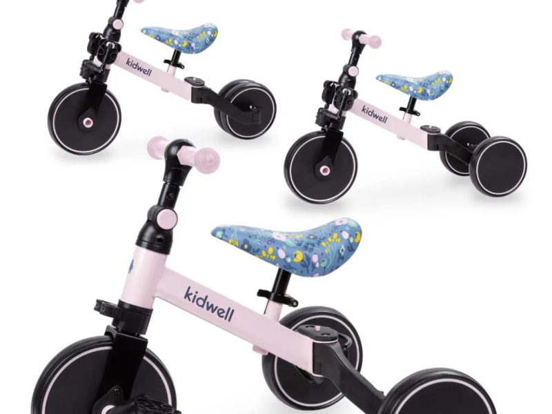 Біговел дитячий велосипед від 2 років з педалями / Каталка велобіг для дівчаток Kidwell 3в1 PICO Flower
