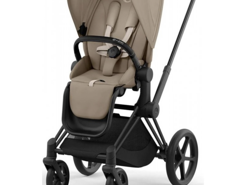 Cybex Priam 4.0 коляска 2 в 1 Cozy Beige шасси Matt Black