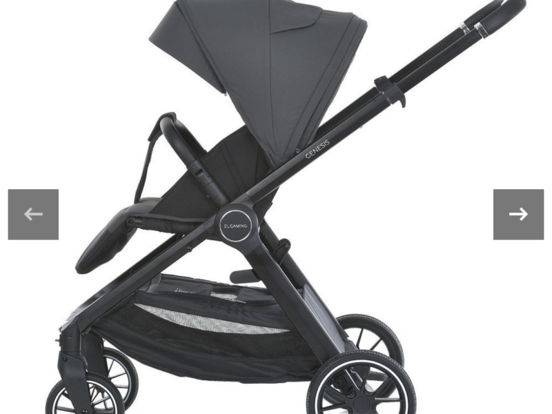Коляска 2 в 1 El Camino ME 1126 GENESIS Asphalt Gray