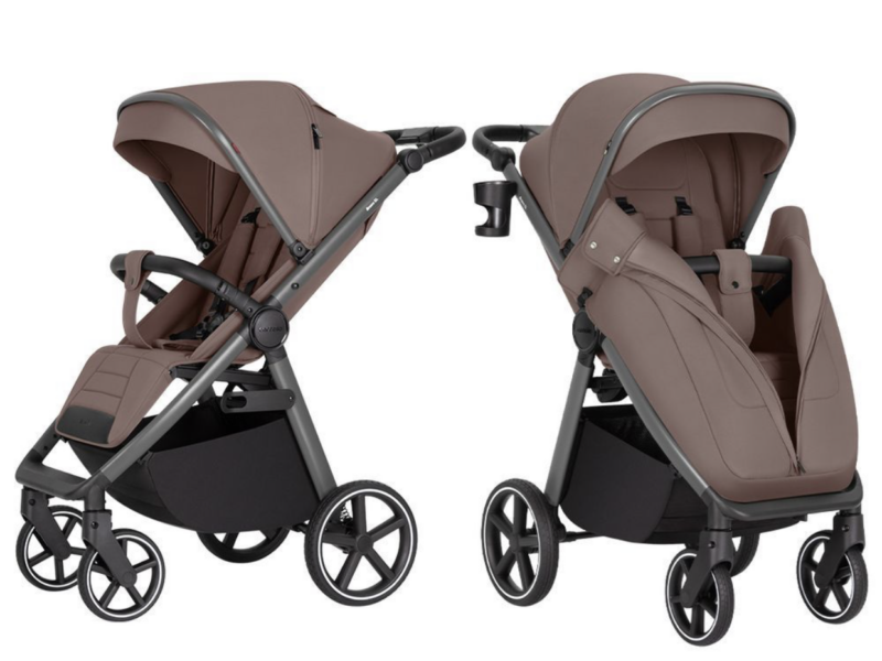 Прогулянкова дитяча коляска CARRELLO Bravo SL Deluxe CRL-5520 Pebble Beige /бежева (Каррелло Браво)