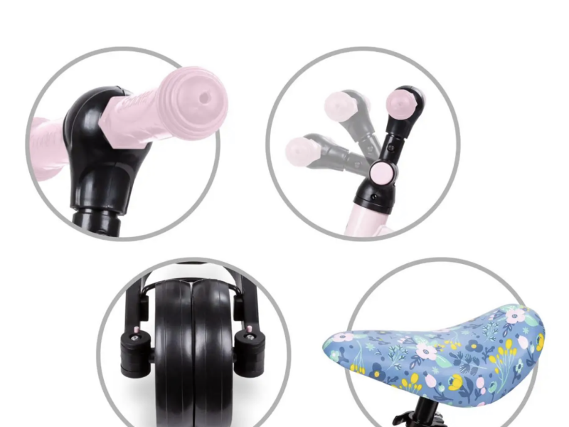 Біговел дитячий велосипед від 2 років з педалями / Каталка велобіг для дівчаток Kidwell 3в1 PICO Flower