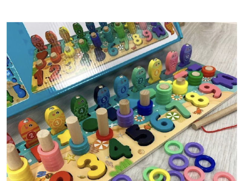 Многофункциональная деревянная доска "Веселый аттракцион" MD 0829